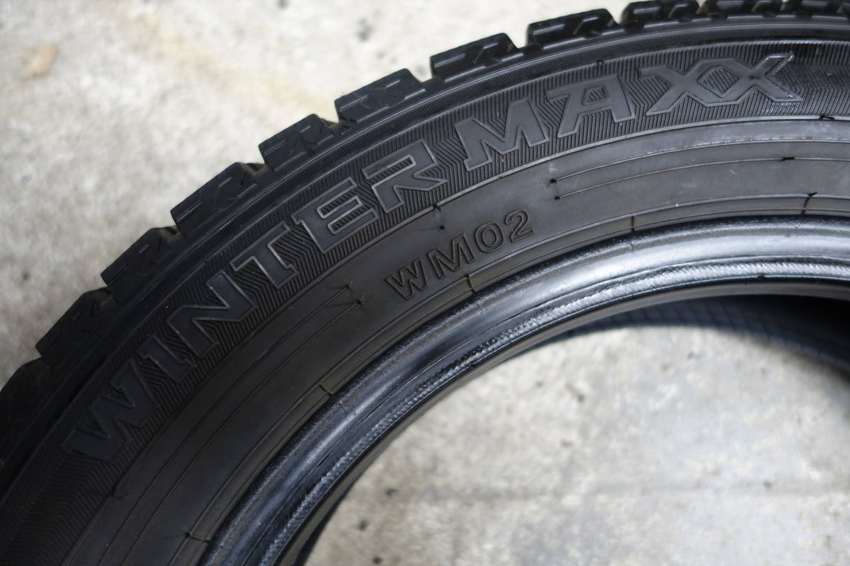 ほぼ新品 2017年製 スタットレス 155/65R14 ダンロップ WINTER MAXX 02 ４本 O314_画像7