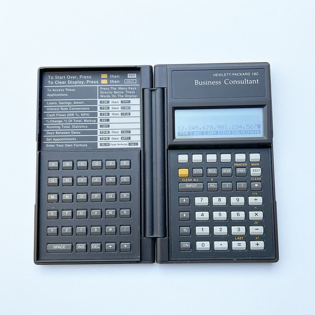 HP-18C ビジネス電卓 完動品 美品
