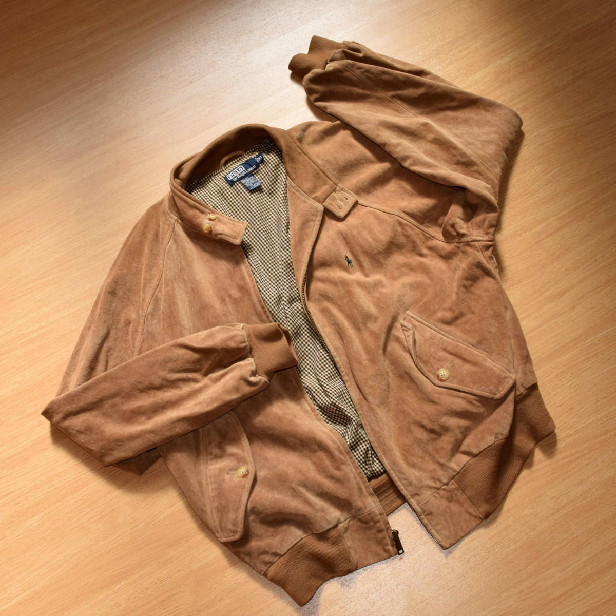 メンズXL 美品 Polo Ralph Lauren スエードジャケット オールレザー