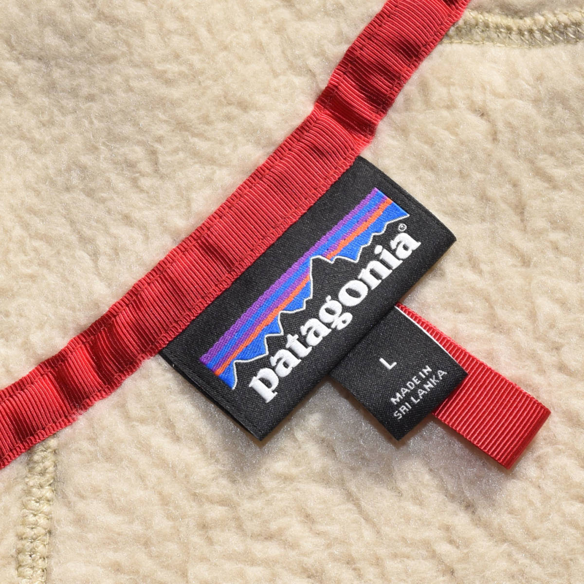 メンズL patagonia 未使用19年 Retro Pile Jacket ELKH パタゴニア レトロ パイルジャケット フリース ジャケット ボアブルゾン ナチュラル_画像8