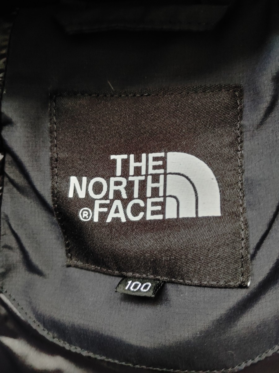 ノースフェイス THE NORTH FACE 黒 100（Ｌサイズ）PREMIUM DUCK DOWN フード付 ダウンジャケット NFJ1DG87 定4.2万 ブラック_画像8