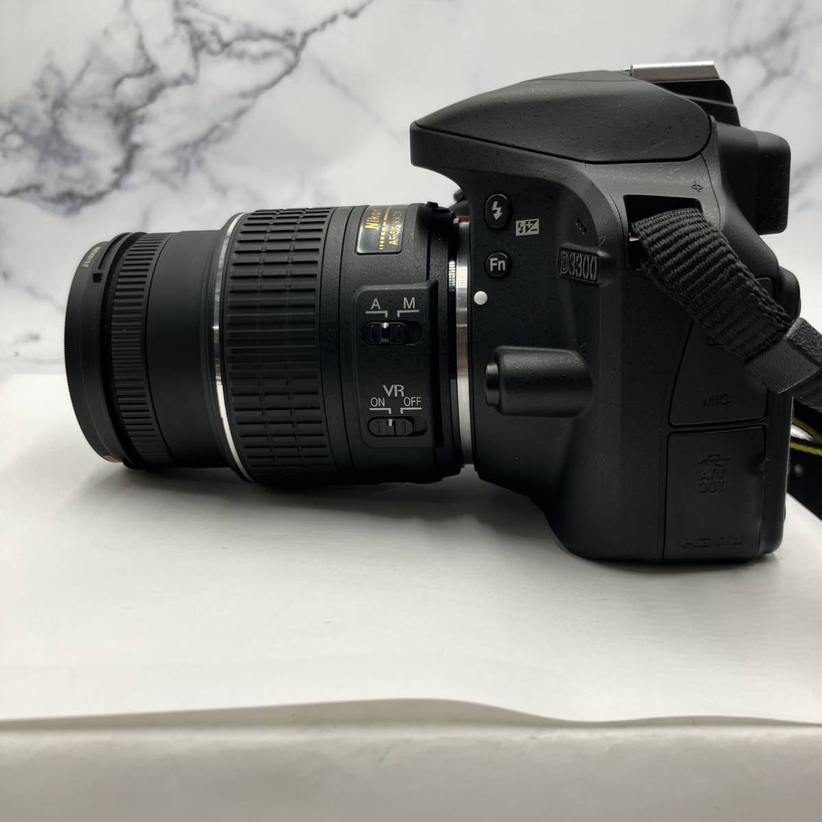 ☆【売り切り】そこそこ美品 Nikonニコン デジタル 一眼レフカメラ D3300 ダブルズームキット 18-55mm 55-200mm 動作確認済み _画像3