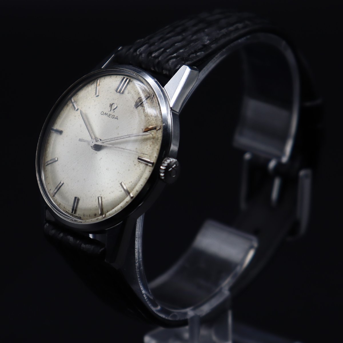 R5.11月OH済 名機Cal.285 OMEGA オメガ Ref.131.013 手巻き 30mmキャリバー 1963年頃 新品革ベルト スイス アンティーク メンズ腕時計_画像2