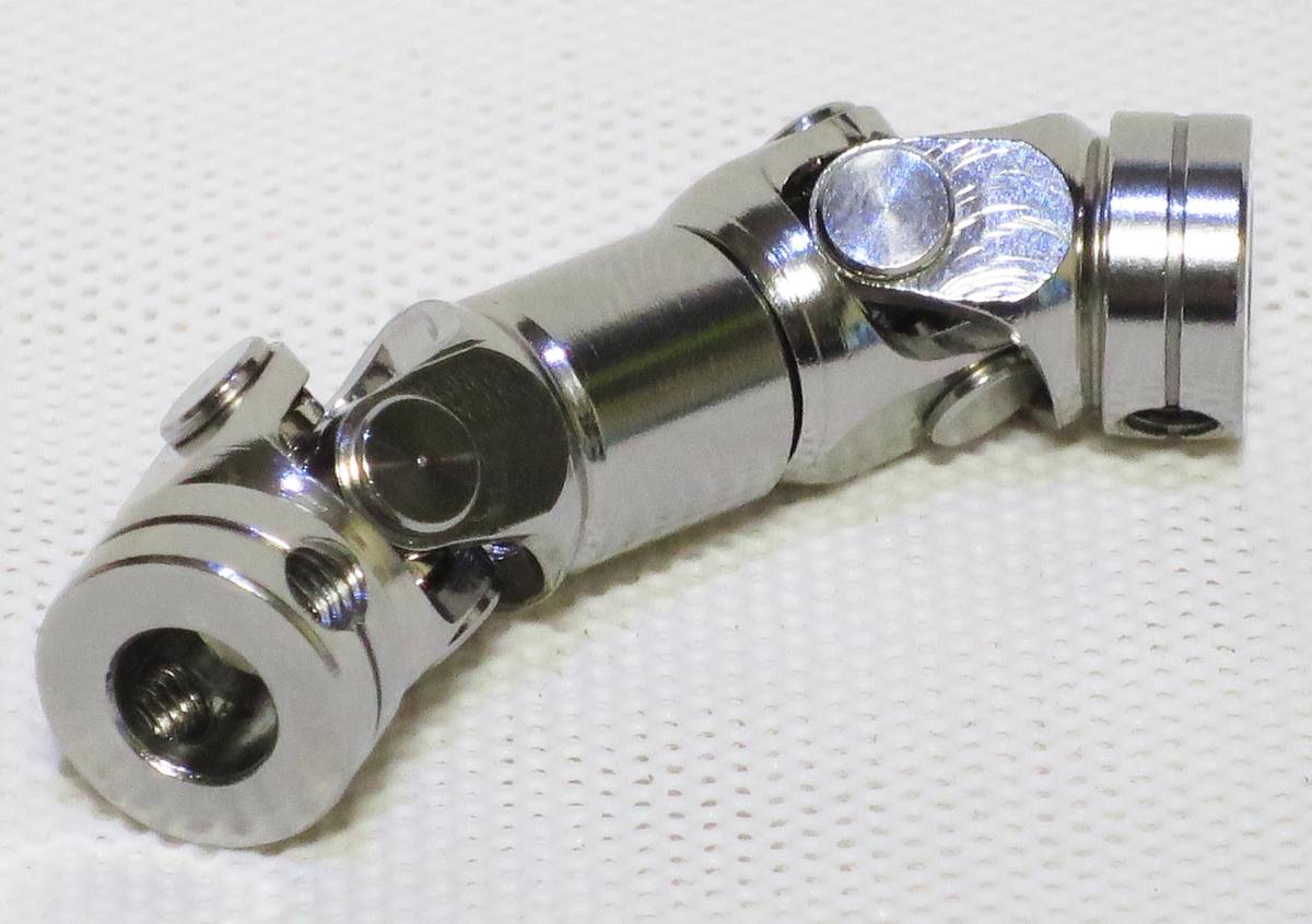 ■SCALECLUB STAINLESS STEEL DRIVE SHAFT for 1/14 TAMIYA RC Truck 44-49mm ドライブシャフト ユニバーサルジョイント SCANIA他_画像1