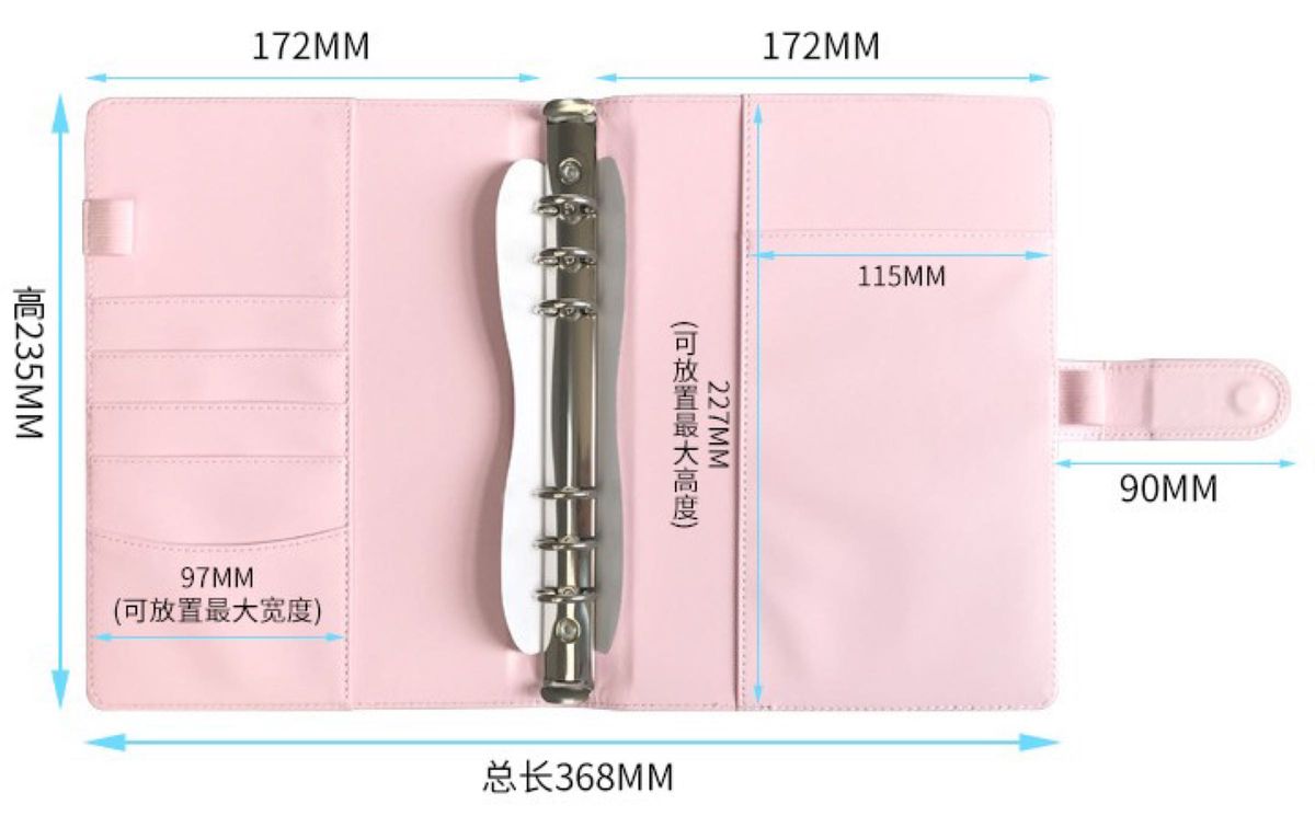 マカロンバインダー ホワイト A5 6穴 トレカファイル コレクトブック トレカバインダー  推し活 韓国 オタ活 システム手帳