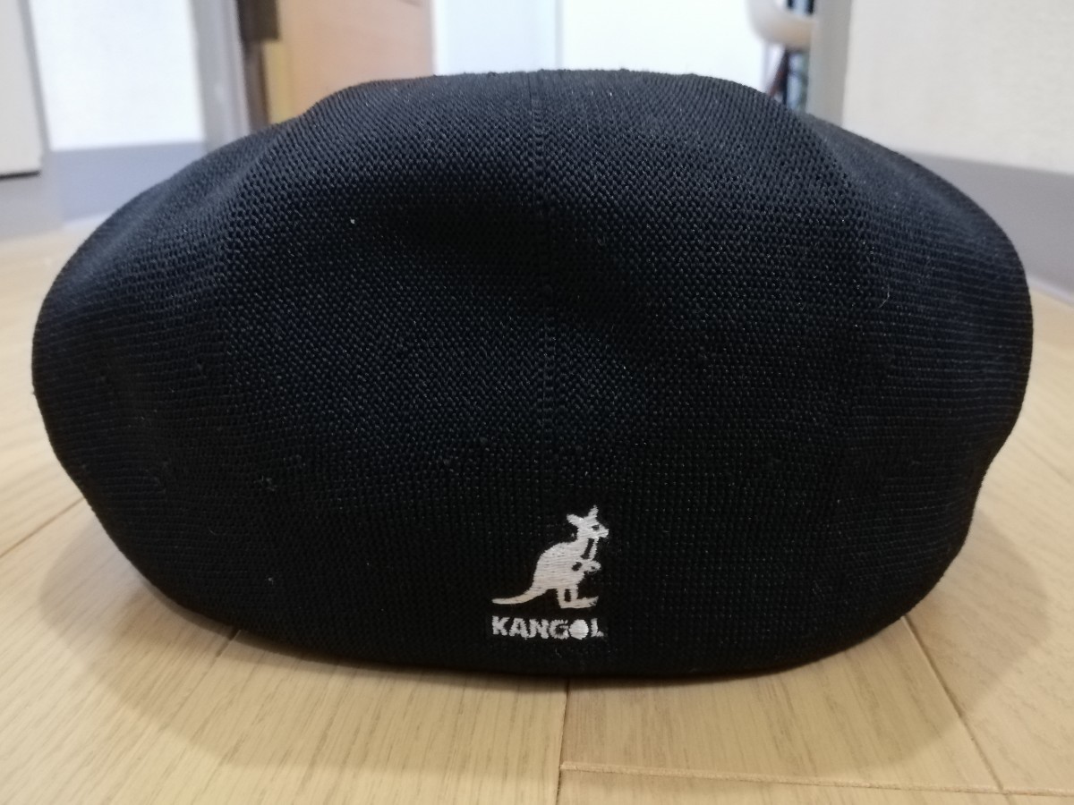 美品“【KANGOL カンゴール】“メッシュ素材トロピックキャスケット帽◆ブラック　Ｌサイズ(約58㎝)_画像4