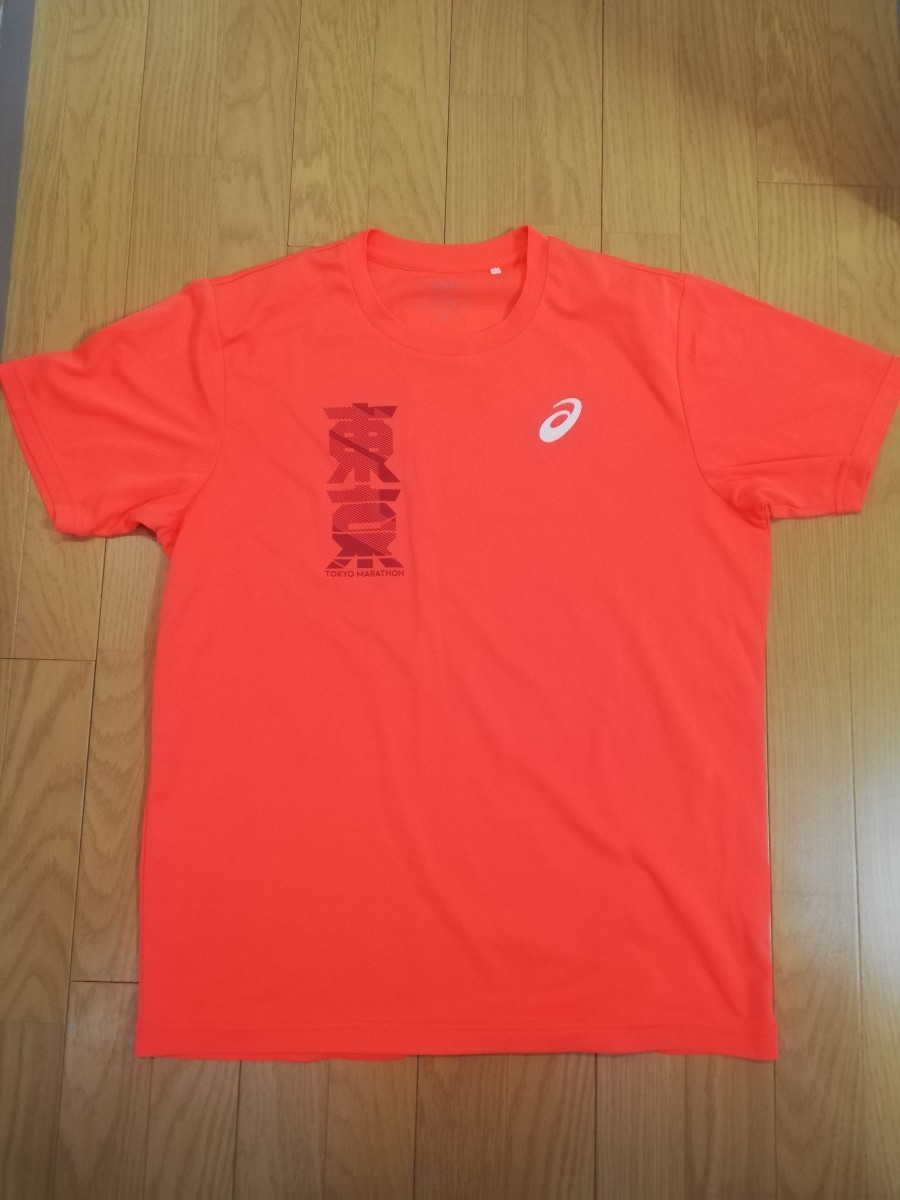 “2013東京マラソン参加記念Tシャツ”◆XLサイズ　オレンジ_画像2
