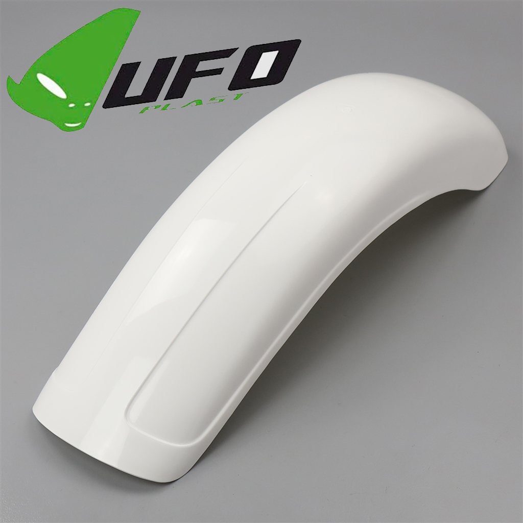 ◇展示品 汎用 UFO ユニバーサルリアフェンダー クロス/ミディアム ホワイト 検/カウル/外装 (UF-8023-W)の画像1