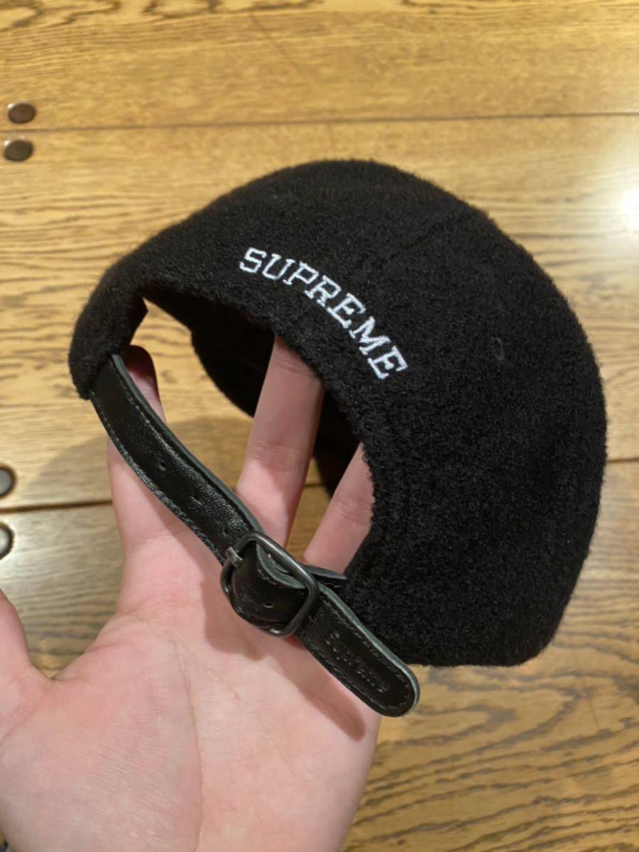 Supreme Boiled Wool S Logo 6-Panel Black シュプリーム ボイルド ウール キャップ ブラック_画像2