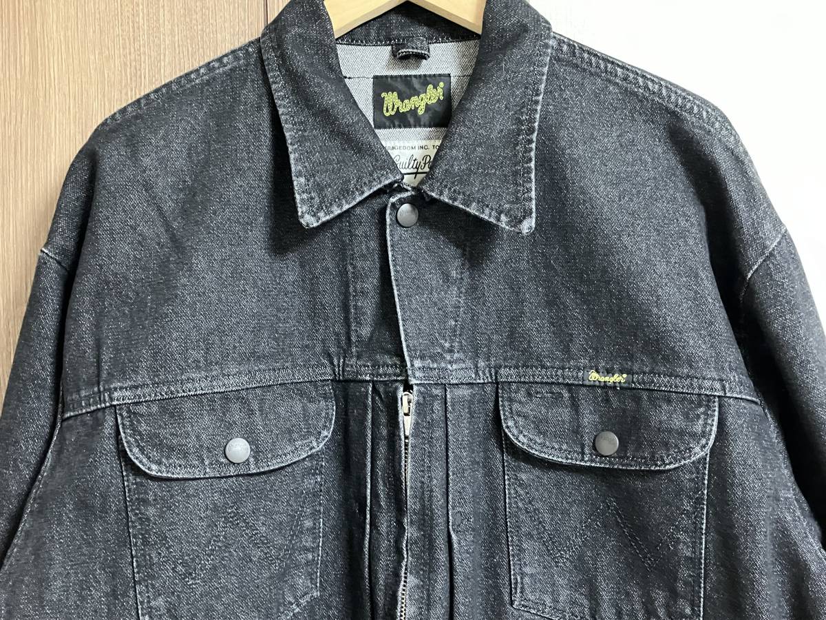 WACKO MARIA ワコマリア WRANGLER / DENIM TRUCKER JACKET　Mサイズ　ブラック_画像3