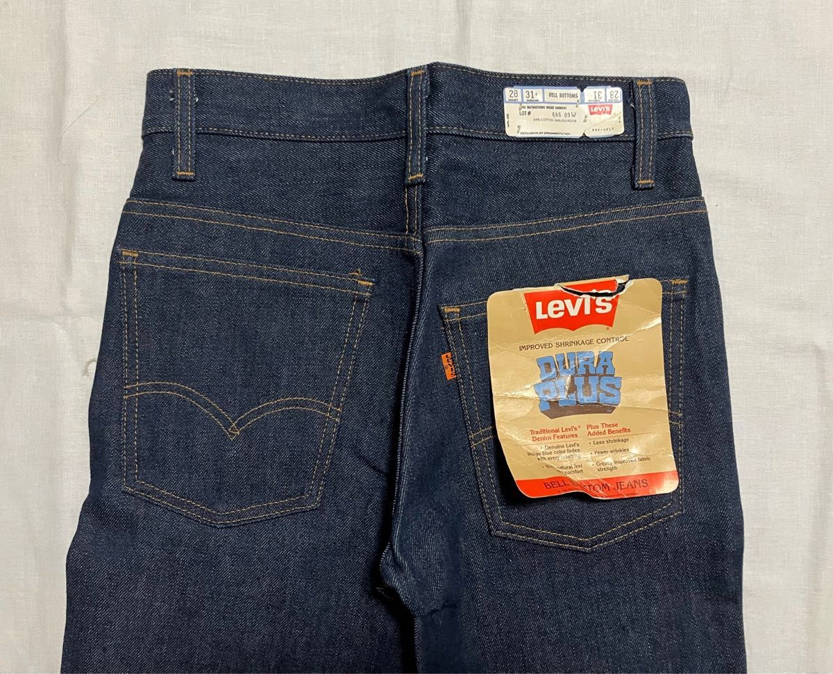 vintage 70sリーバイス646 デッドストック フラッシャー 70年代 vintage 70sリーバイス646 デッドストック フラッシャー 70年代