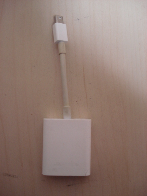 [送料無料 即決] Apple Mini DisplayPort - VGAアダプタ A1307 USEDの画像2