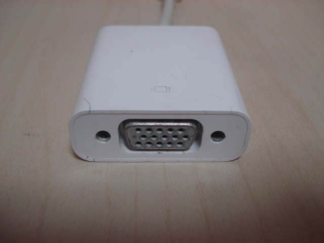 [送料無料 即決] Apple Mini DisplayPort - VGAアダプタ A1307 USEDの画像3
