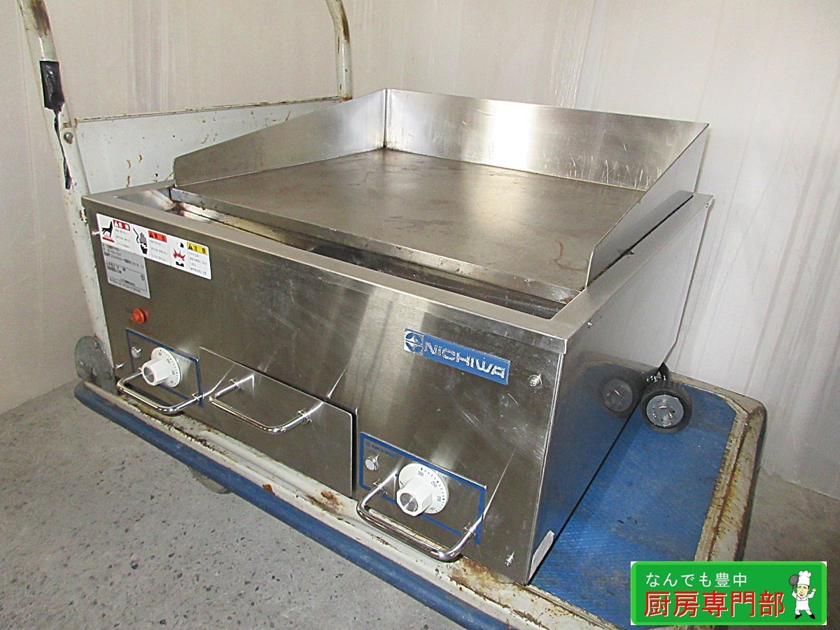 *nichiwa2019 year made electric griddle TEG-600 W600×D600×H300 3.200V used kitchen * g115b