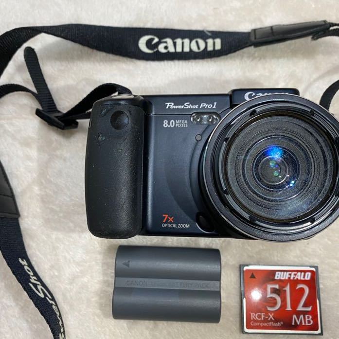 １円〜【デジカメ３点まとめ】Canon キャノン Power Shot Pro1 PC1057 CASIO カシオ EXILIM 10.1 EX-Z1050 SANYO Xacti DSC-x1200 中古 大_画像2