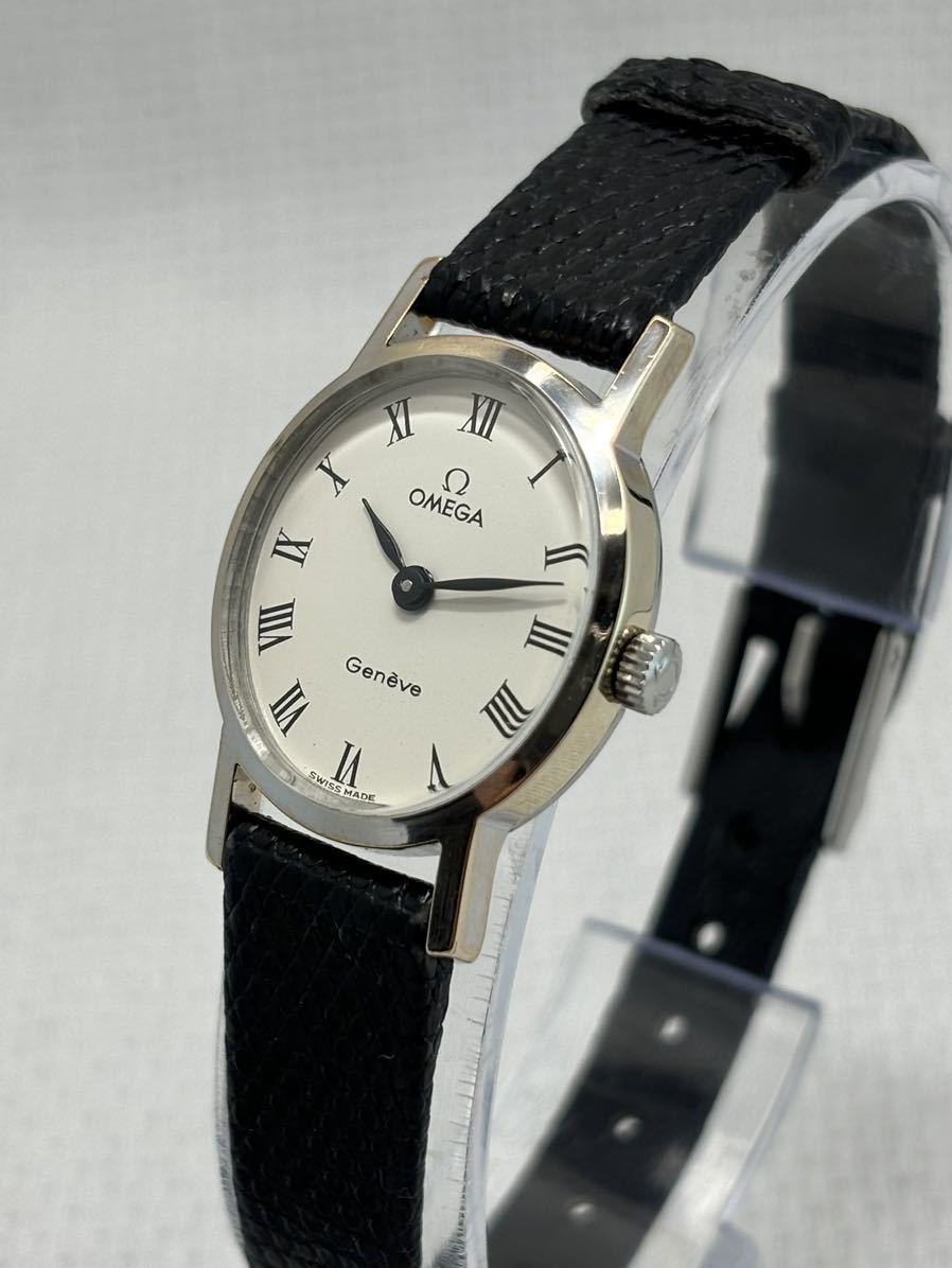 OMEGA オメガ Geneve ジュネーブ レディース 手巻き 稼動品_画像3