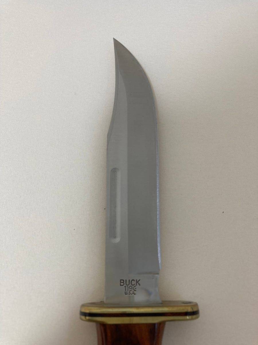 BUCK バック ナイフ 119 シースナイフ USA製 ケース付 _画像3