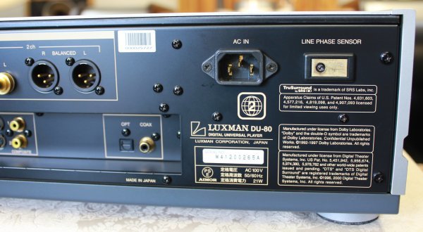 LUXMAN DU-80　メーカー整備品、新品リモコン付き_画像6