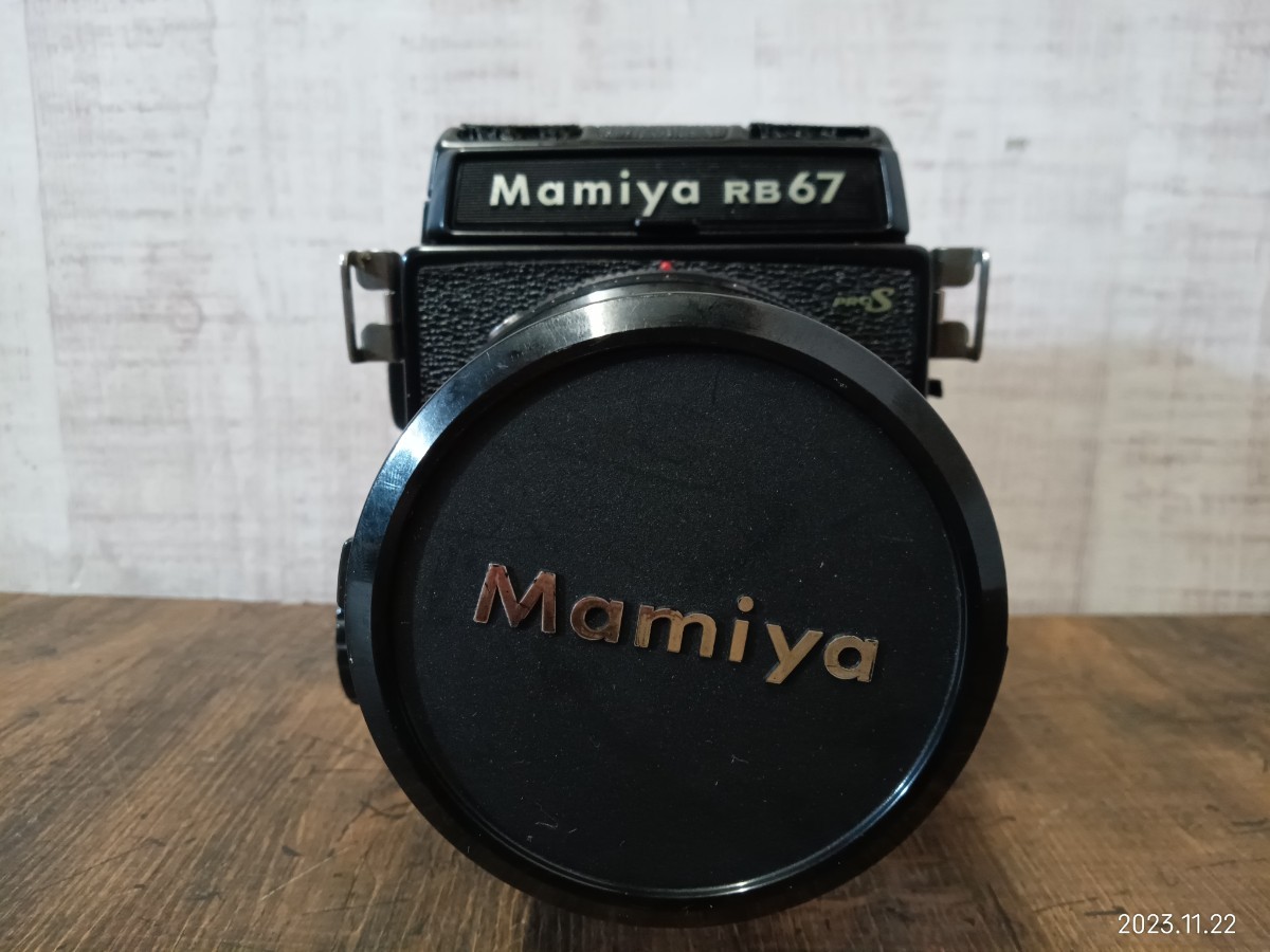 MAMIYA　マミヤ　RB67 Professional S　中判フィルムカメラ　PROS 中判カメラ　LENS レンズ　MAMIYA-SEKOR C 1:3.8 127mm ジャンク_画像2