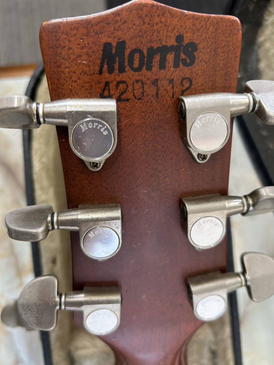 【Morris/モーリス】アコースティックギター MV-701 アコギ ハードケース付 _画像6