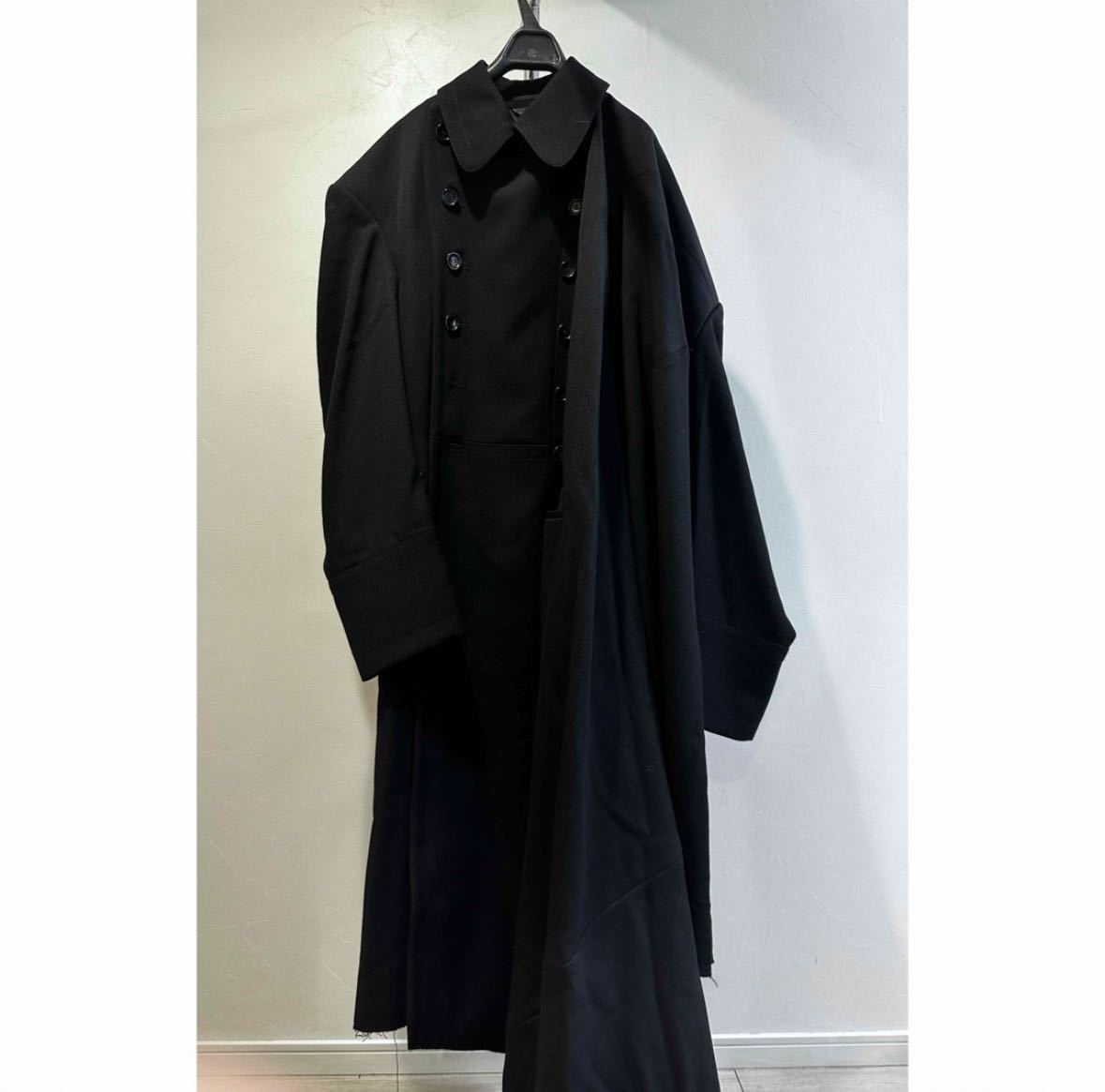 2019SS コムデギャルソン　コート　ジャケット　ウール　黒　XSサイズ　定価248000円