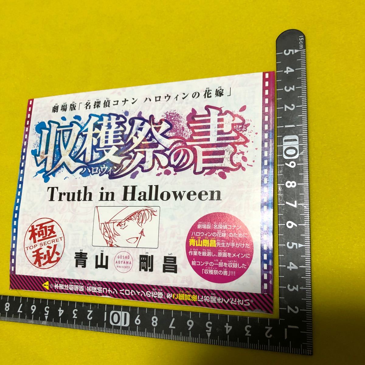 非売品 名探偵コナン 収穫祭の書 ハロウィンの花嫁 絵コンテ 設定集 安室透