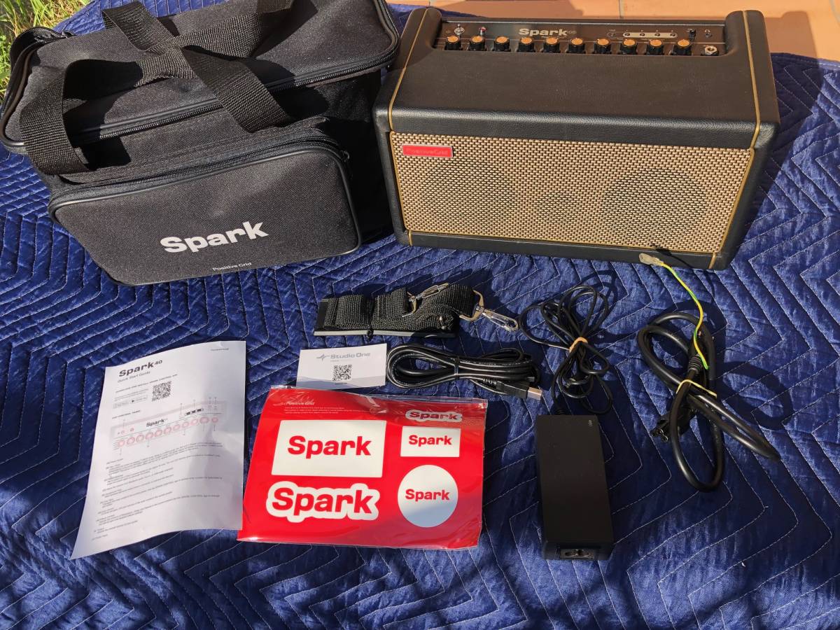 SPARK 40 PASITIVE GRID ポジティブ　グリッド　オリジナル　バッグ付き　ケーブル　ステッカー等　付き_画像1