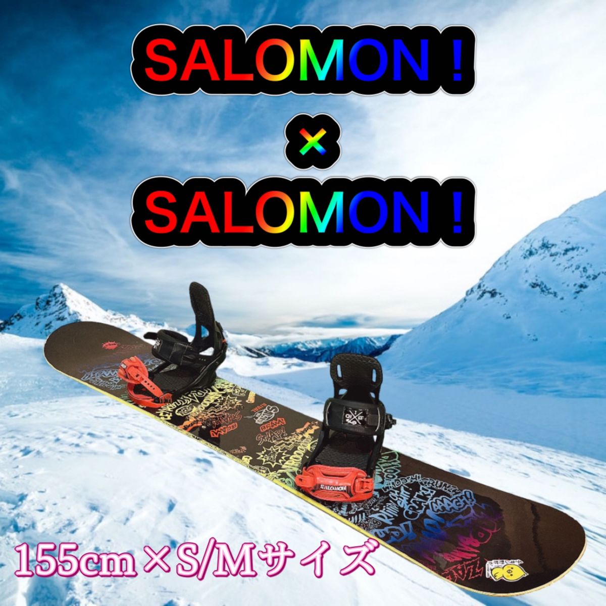 スノーボード セット SALOMON サロモン 初心者 レインボー ド スノーボード セット SALOMON サロモン 初心者 レインボー ド