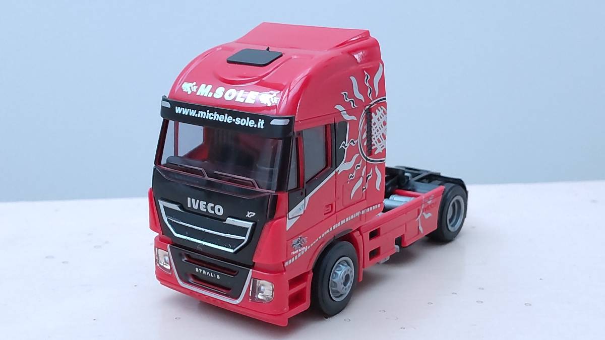 ※トラックのみ Iveco イヴェコ Stralis HiWay XP 1/87 "Michele Sole" イタリア AWM 9143.01_画像1