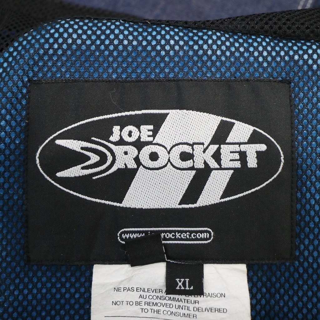 JOE ROCKET ジョーロケット レーシングジャケット バイクウェア バイカー 走行用 ブルー (メンズ XL) N5971 /1円スタート_画像8