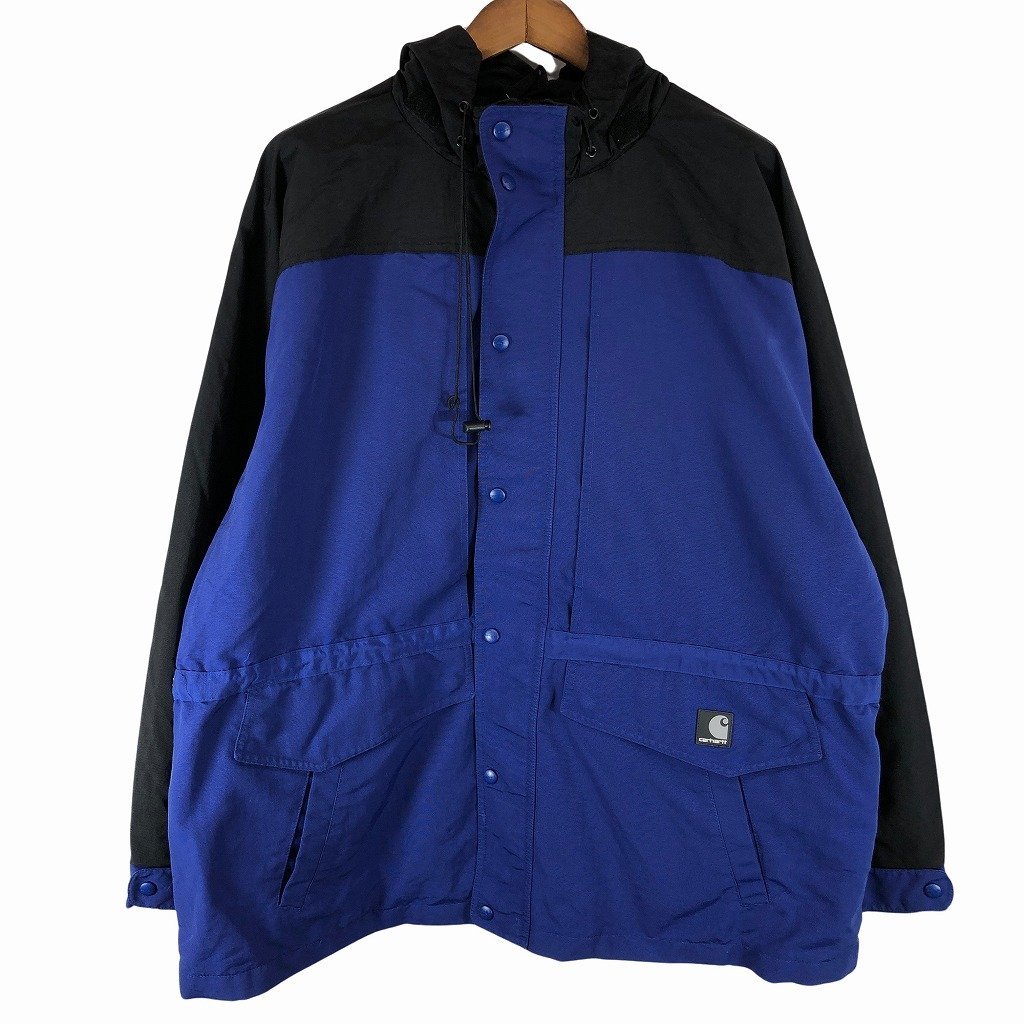 Carhartt カーハート マウンテンパーカー 防寒 防風 ブルー (メンズ XL相当) 中古 古着 O9859