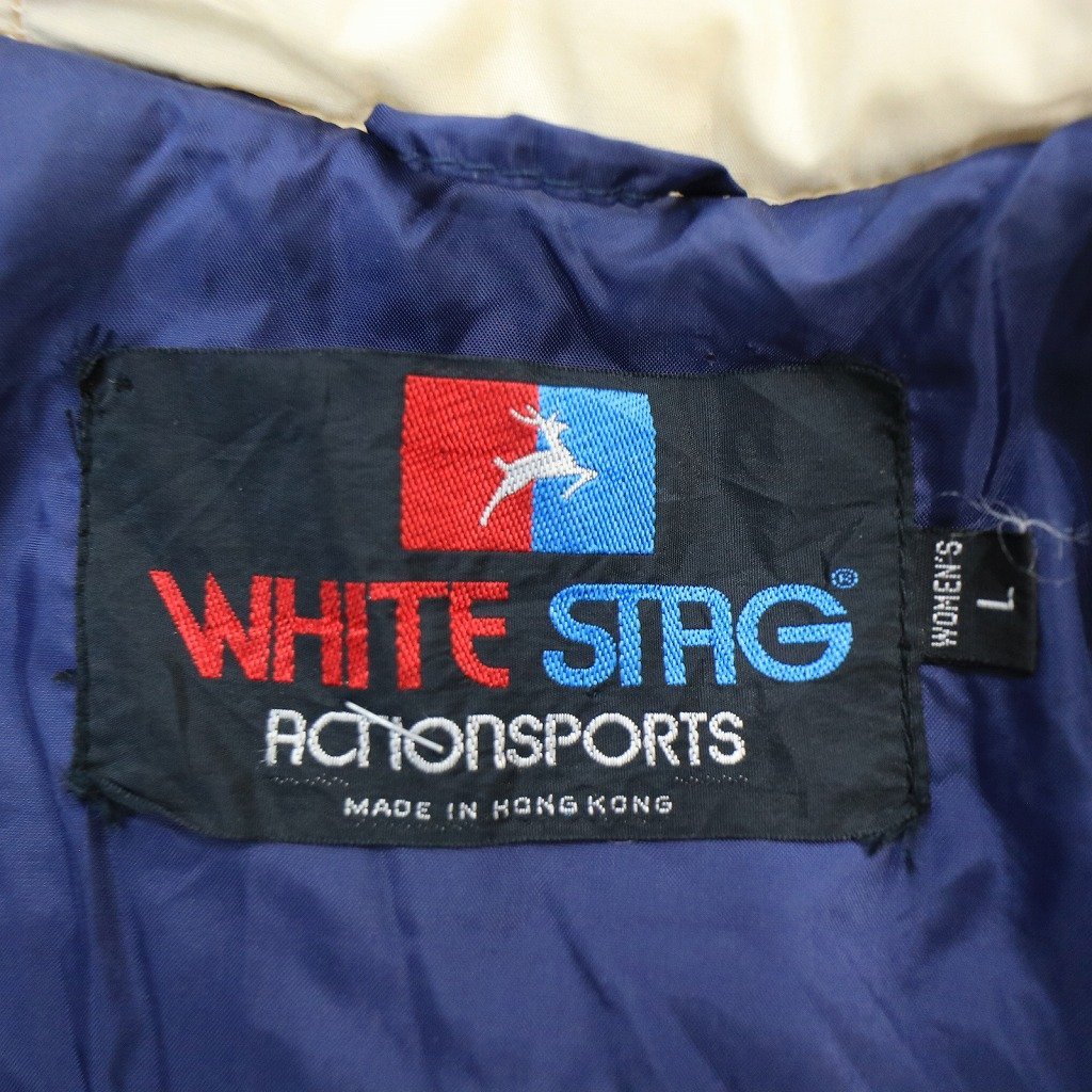 WHITE STAG ホワイトスタッグ 中綿ジャケット 防寒 防風 スキーウェア アウトドア ホワイト (レディース L) N6525 /1円スタート_画像10