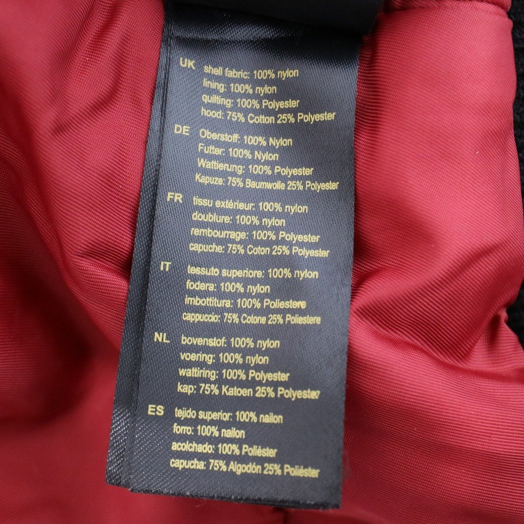 ALPHA INDUSTRIES アルファ インダストリーズ MA-1 ミリタリージャケット 防寒 防風 ブラック (メンズ M) N7059 /1円スタート_画像8