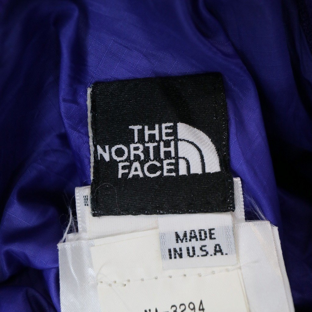 90年代 USA製 THE NORTH FACE ノースフェイス ナイロンジャケット ボアフリース リバーシブル パープル (メンズ M) N7364 /1円スタート_画像10