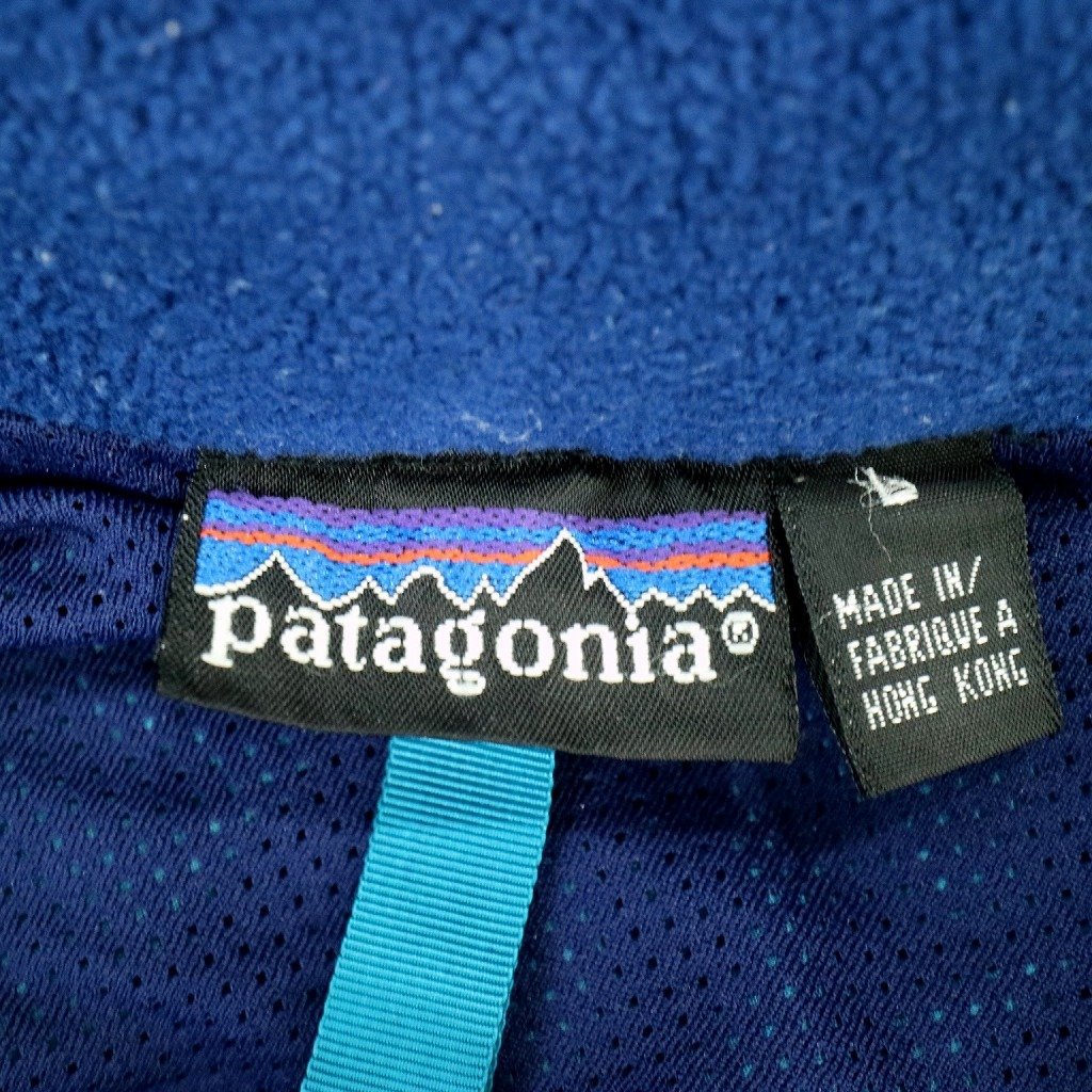 patagonia パタゴニア ナイロンベスト アウトドア キャンプ 登山 ブルー (メンズ L) O0841 /1円スタート_画像10