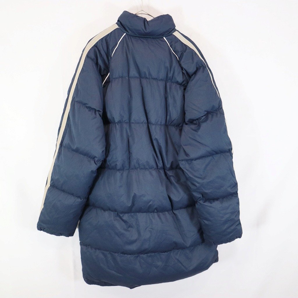 2000年代～ NIKE ナイキ ダウンコート ジャケット 防寒 防風 大きいサイズ ラグラン ネイビー (メンズ XXL) N8255 /1円スタート_画像2