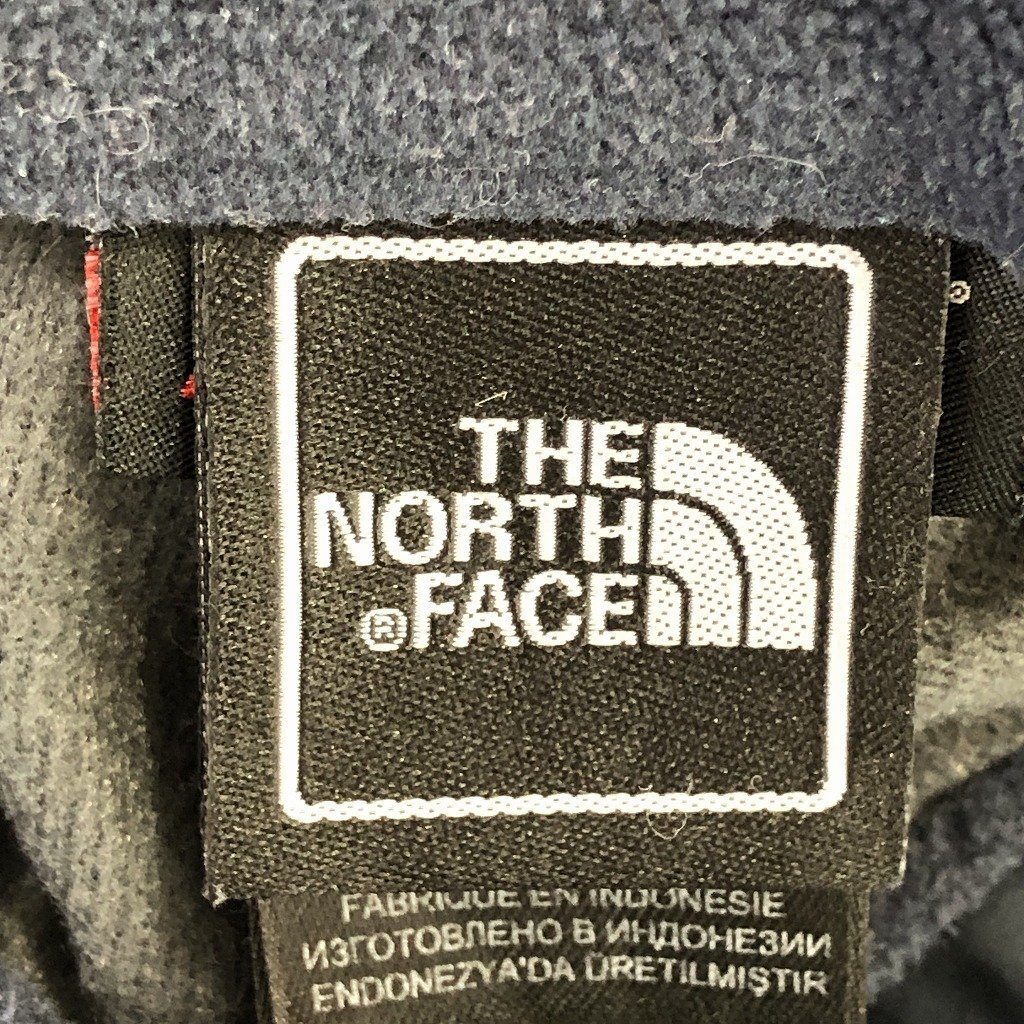 SALE// THE NORTH FACE ノースフェイス POLARTEC ポーラテック リバーシブル 中綿 ジャケット アウトドア ネイビー (ボーイズ XL) O9409_画像9