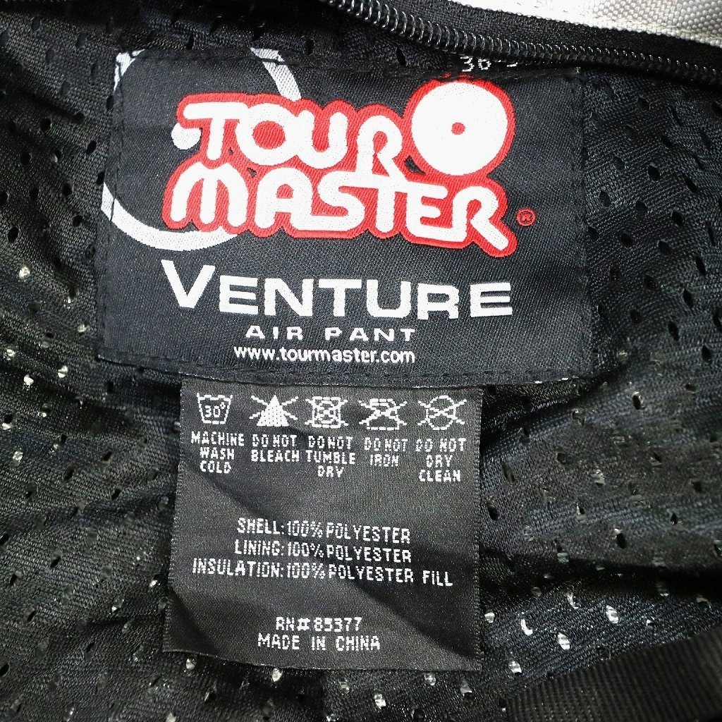 TOUR MASTER ツアーマスター レーシングパンツ モーターサイクル バイカー サーキット 走行用 ブラック (メンズ XL) N9640 /1円スタート_画像7