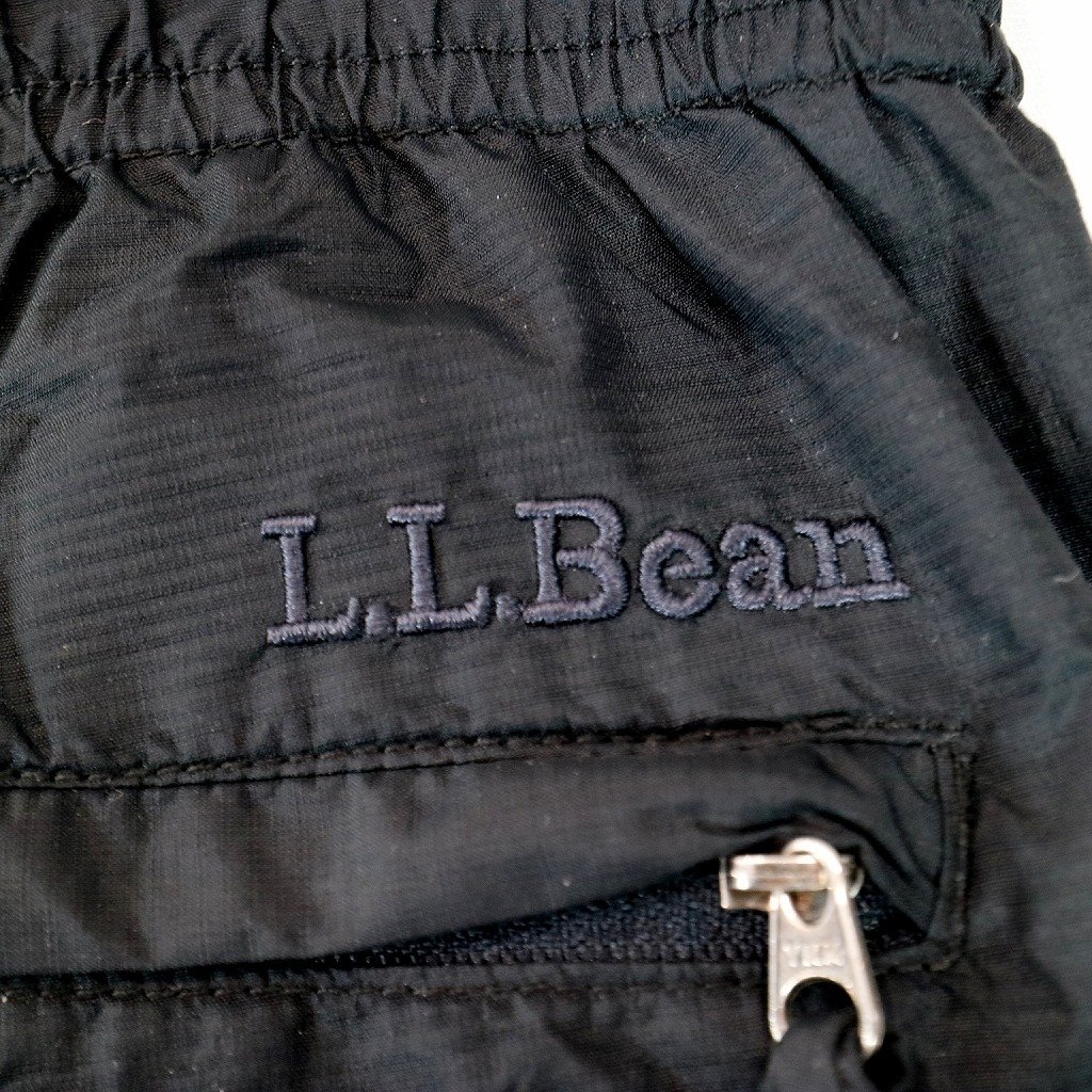 L.L.Bean エルエルビーン GORE-TEX ゴアテックス ナイロンパンツ テック系 ブラック (メンズ M) O2046 /1円スタート_画像7