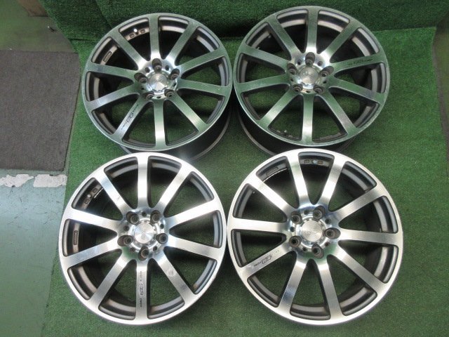 無限 MUGEN NR 18インチ 18x7.5J PCD114.3 +55 5H 4本　エリシオン 等　　2023.5.20.O.4-A　23040780_画像で全てとなります