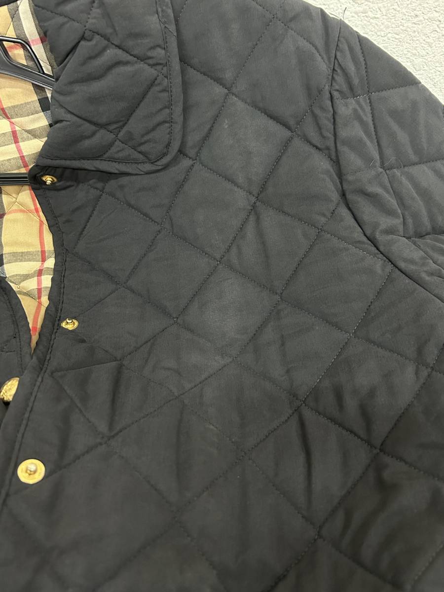 M-4702【同梱不可】980円～ 現状品 BURBERRY　バーバリー　キルティング　ジャケット　アウター　レディース　ノバチェック　_画像9