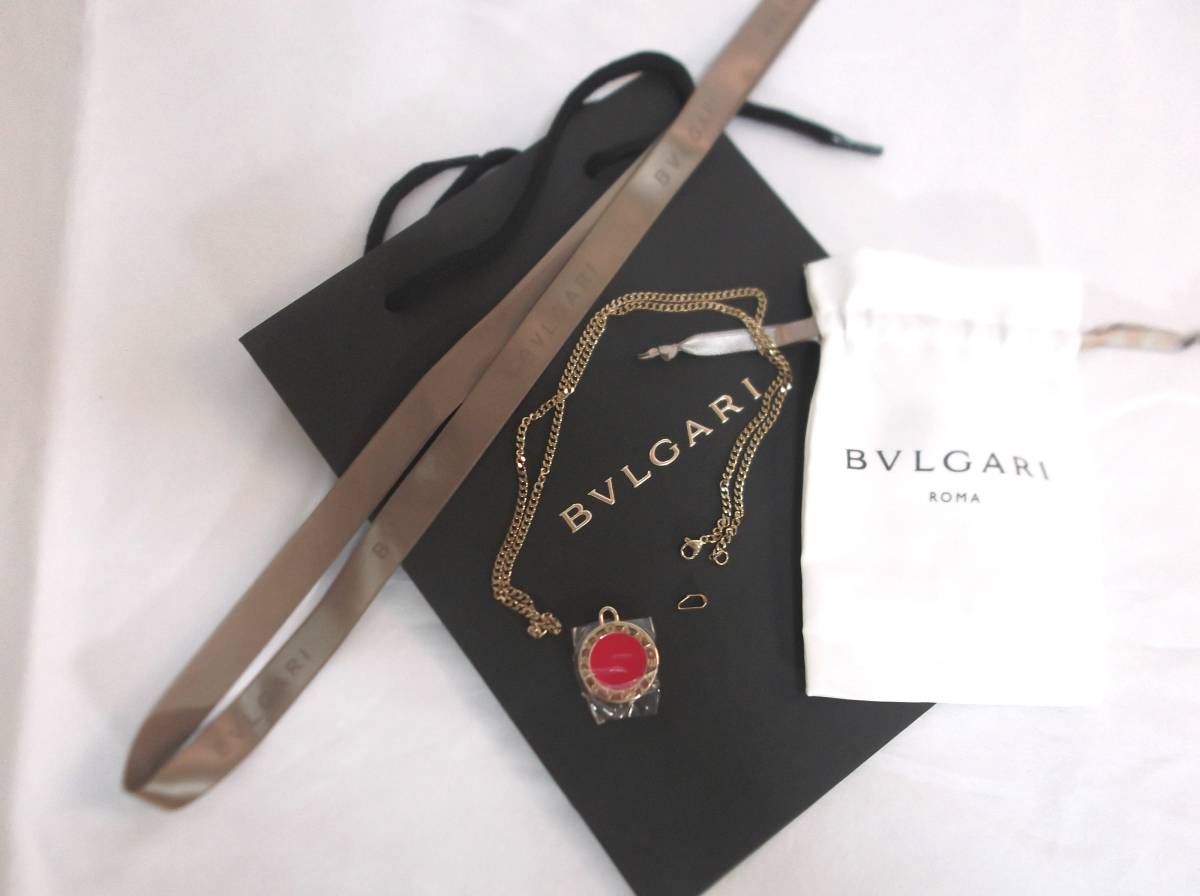 新品未使用・正規チャーム BVLGARI ブルガリ チャーム+ネックレスセット_画像2