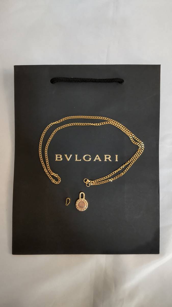 【新品未使用紙袋付き】BVLGARI ブルガリ チャーム+ネックレスセット_画像1