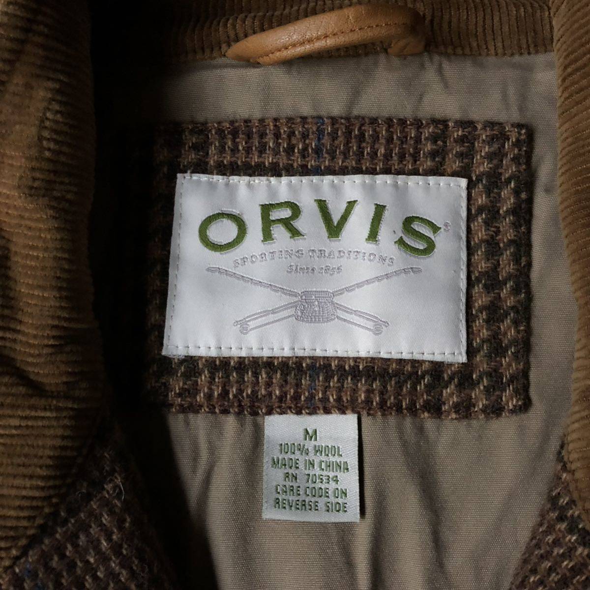 90s Orvis Wool Tweed Harrington Jacket 90年代 オービス ウール ツイード ハリントンジャケット スウィングトップ vintage ヴィンテージ_画像5