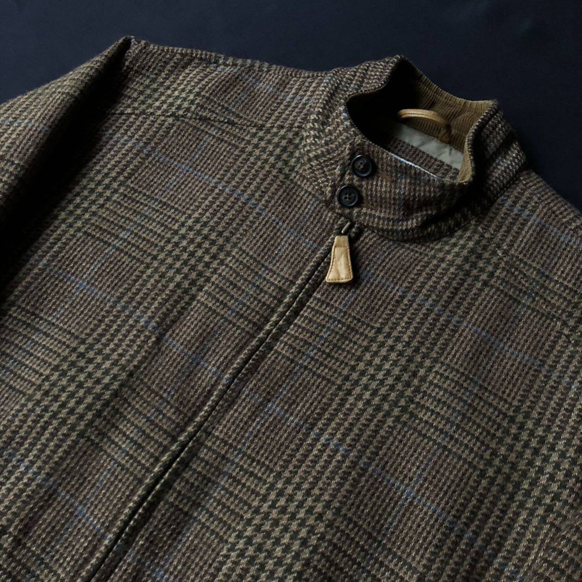 90s Orvis Wool Tweed Harrington Jacket 90年代 オービス ウール ツイード ハリントンジャケット スウィングトップ vintage ヴィンテージ_画像3