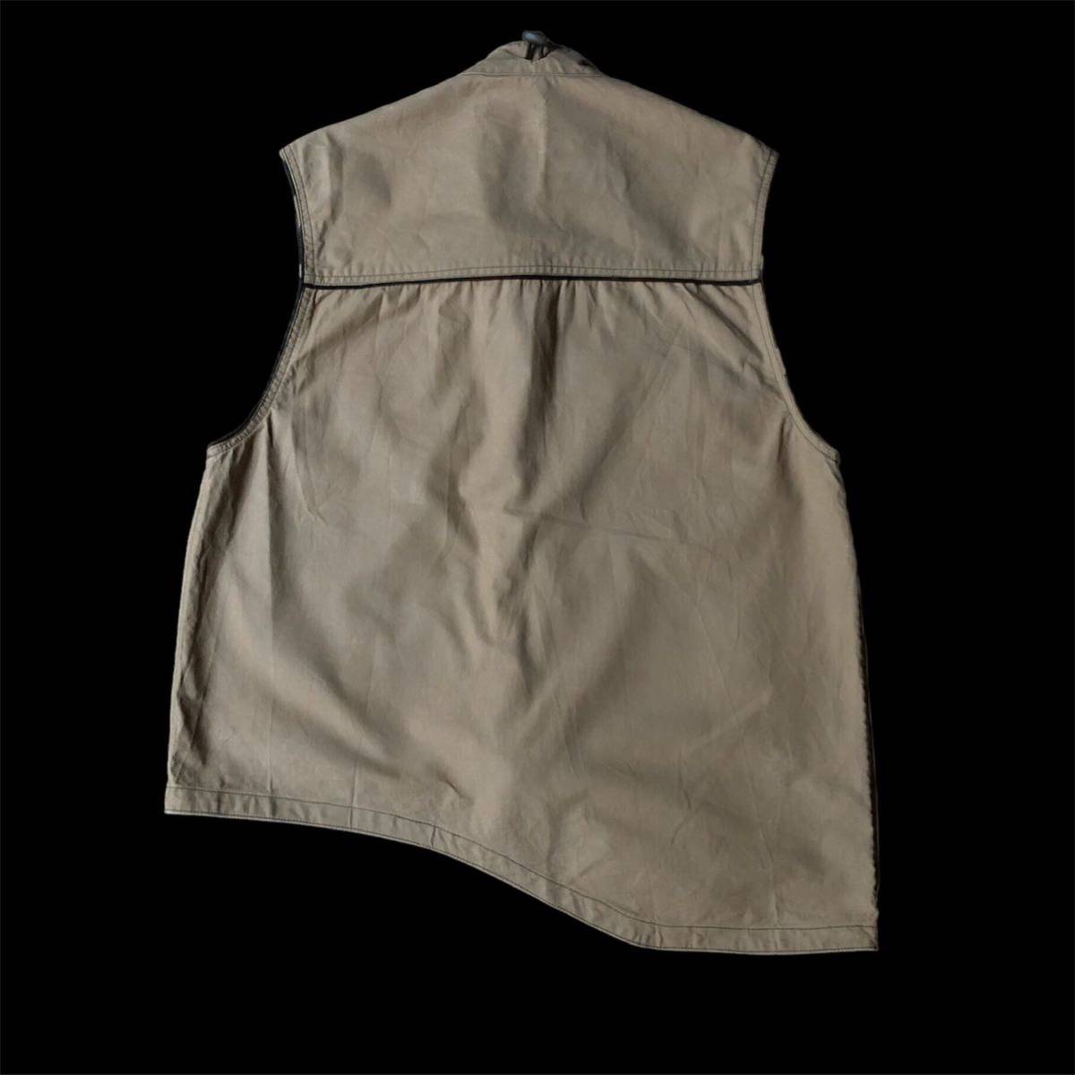 90s Maharishi Ninja Tag Asymmetry Gimmick Pockets Vest 90年代 マハリシ 忍者タグ アシンメトリー ベスト archive アーカイブ vintageの画像2