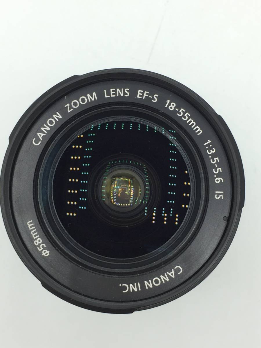 【大黒屋】☆中古美品☆ Canon/キャノン デジタル一眼レフカメラ EOS Kiss X50 EF-S18-55 IS II レンズキット ブラック _画像7