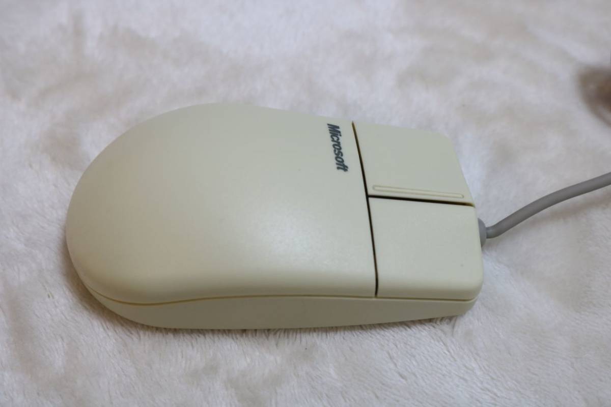 ☆Microsoft PS/2 Mouse 2.1A ボールマウス☆動作未確認ジャンク_画像3