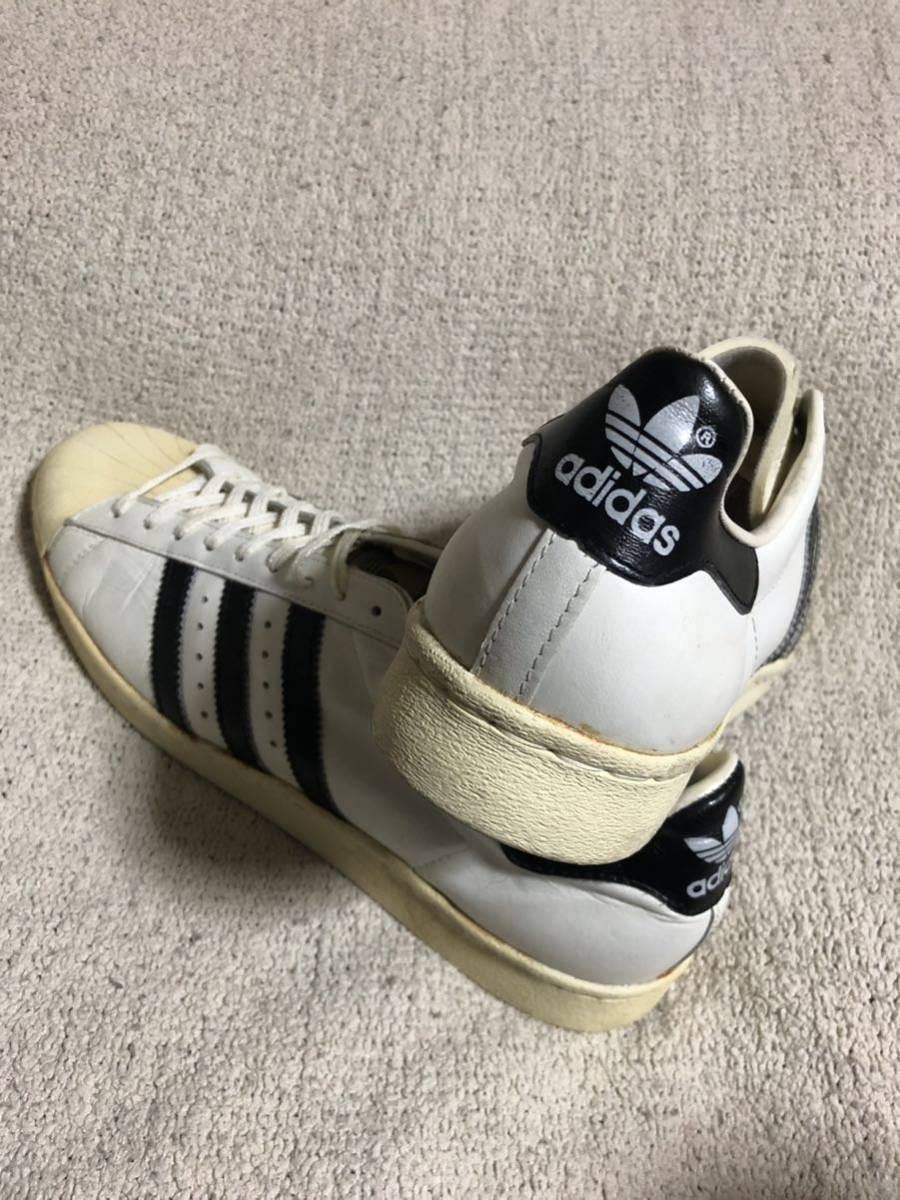 デッドストック ヴィンテージ/ビンテージ 70's adidas/アディダス SUPER STAR/スーパースター フランス製 金ベロ オリジナル US14_画像5