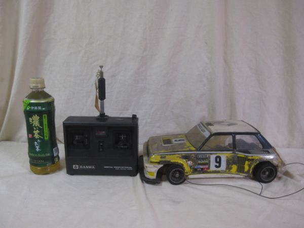 ラジコン RC ラジコンカー RENAULT elf SANWA サンワ DIGITAL PROPORTIONAL RADIO CONTROL 40A 40.665MHz セット ホビー ジャンク_画像1